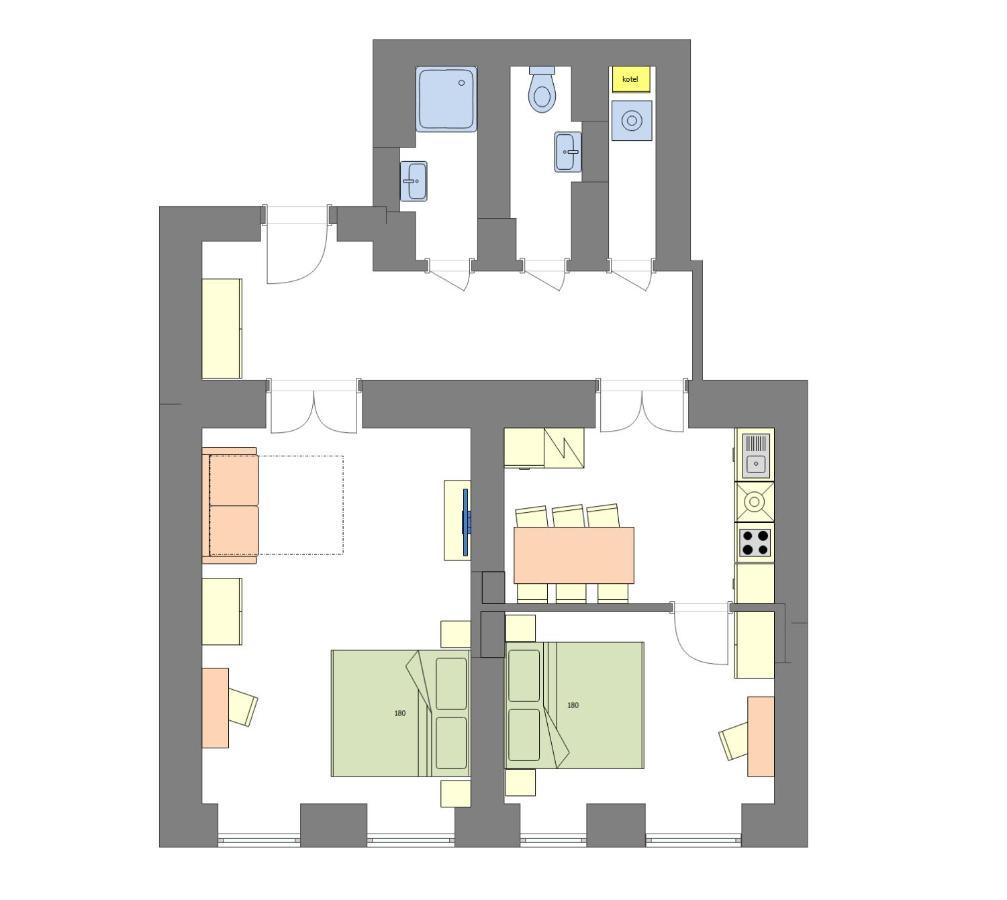Modern And Spacious Apartments In City Center 布拉格 外观 照片