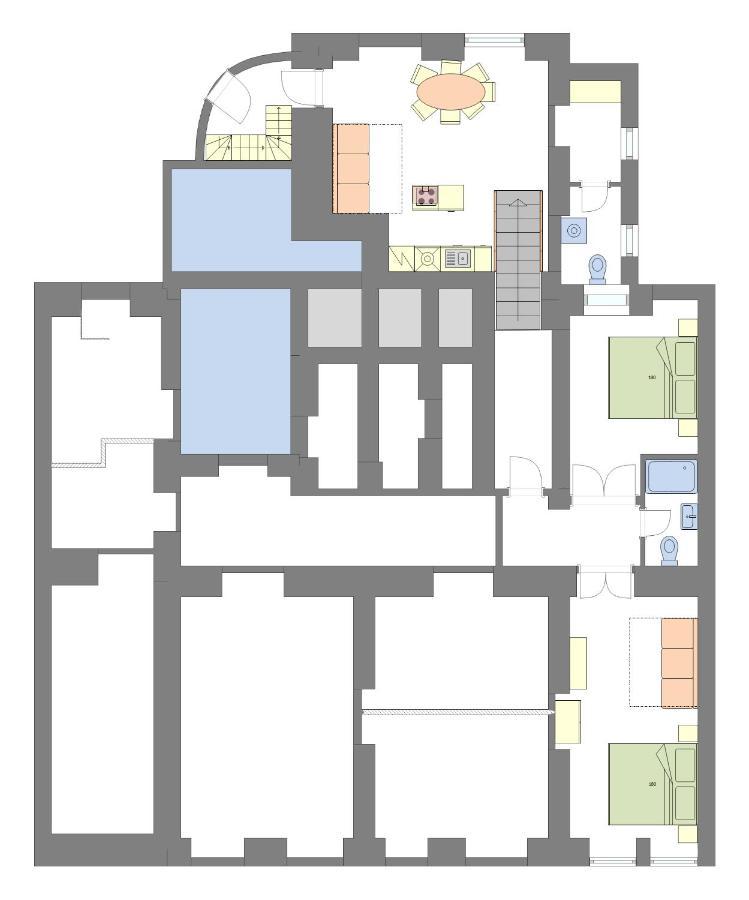 Modern And Spacious Apartments In City Center 布拉格 外观 照片
